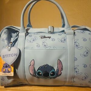 Disney Stitch Light Blue Travel Bag